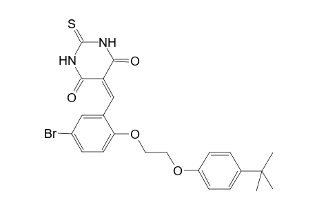 5-[5-bromo-2-[2-(4-tert-butyl-phenoxy)-ethoxy]-benzylidene]-2-thioxo-dihydro-pyrimidine-4,6-dione