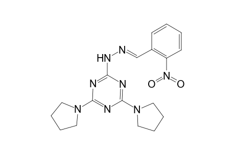 (4,6-dipyrrolidino-s-triazin-2-yl)-[(E)-(2-nitrobenzylidene)amino]amine