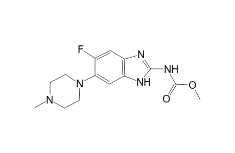Methyl 6-(N'-methykpiperazinyl)-5-fluoro-1H-benzimidazole-2-carbamate