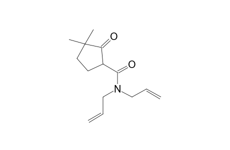 N,N-Diallyl-2-oxo-3,3-dimethylcyclopentane-1-carboxamide