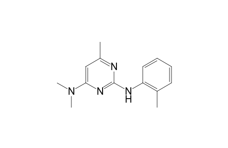 4-N,4-N,6-trimethyl-2-N-(2-methylphenyl)pyrimidine-2,4-diamine