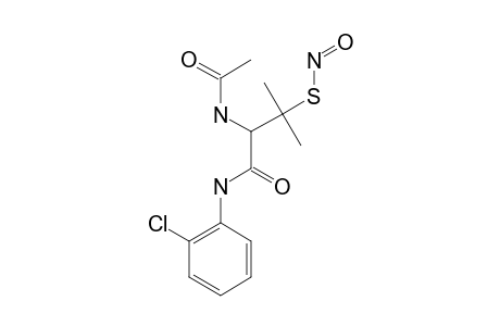 2-ACETAMIDE-3-METHYL-3-NITROSOSULFANYL-N-(ORTHO-CHLOROPHENYL)-BUTANAMIDE