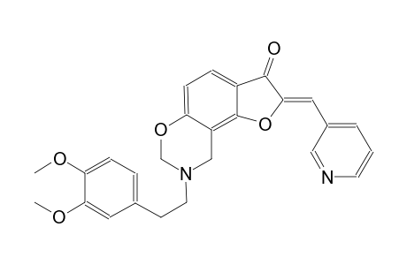7H-furo[2,3-f][1,3]benzoxazin-3(2H)-one, 8-[2-(3,4-dimethoxyphenyl)ethyl]-8,9-dihydro-2-(3-pyridinylmethylene)-, (2Z)-