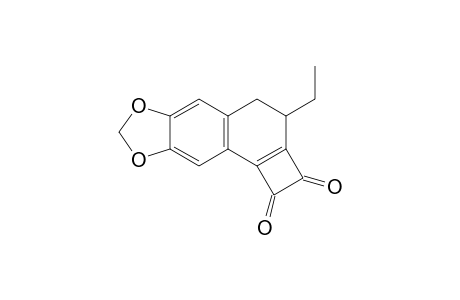 3-Ethyl-3,4-dihydrocyclobuta[5,6]naphtho[2,3-d][1,3]dioxole-1,2-dione