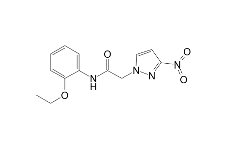 1H-Pyrazole-1-acetamide, N-(2-ethoxyphenyl)-3-nitro-