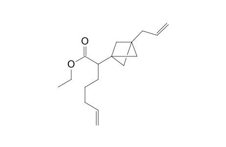 Ethyl 2-(3-allylbicyclo[1.1.1]pentan-1-yl)hept-6-enoate