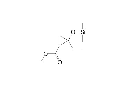 (TRANS)-METHYL-2-ETHYL-2-TRIMETHYLSILOXYCYCLOPROPANE-CARBOXYLATE