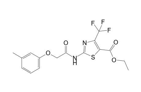 4-Trifluoromethyl-5-ethoxycarbonyl-2-(3-methylphenoxyacetamido)-thiazole