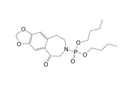 Dibutyl 5-oxo-5,6,8,9-tetrahydro-7H-[1,3]dioxolo[4,5-H][3]benzazepin-7-ylphosphonate