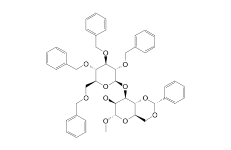 METHYL-4,6-O-BENZYLIDENE-3-O-(2,3,4,6-TETRA-O-BENZYL-BETA-D-GLUCOPYRANOSYL)-ALPHA-D-MANNOPYRANOSIDE