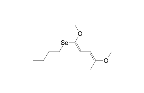 1,3-Pentadiene, 1-(butylseleno)-1,4-dimethoxy-