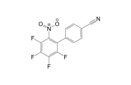 2,3,4,5-Tetrafluoro-6-nitrobiphenyl-4'-carbonitrile