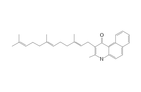 2-FARNESYL-3-METHYL-BENZO-[F]-QUINOLIN-1(4H)-ONE