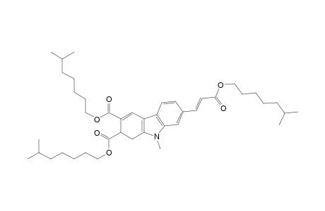 Bis(6-methylheptyl) 9-methyl-7-(3-(6-methylheptyloxy)-3-oxoprop-1-enyl)-2,9-dihydro-1H-carbazole-2,3-dicarboxylate