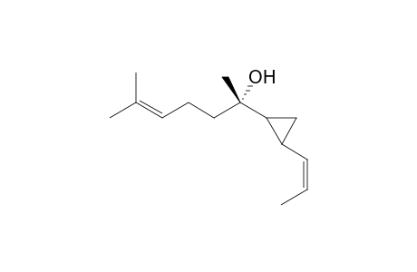 (S)-1-(2-Hydroxy-6-methylhept-5-en-2-yl)-2-(propenyl)cyclopropane