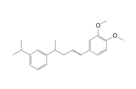 4-(4-(3-isopropylphenyl)pent-1-enyl)-1,2-dimethoxybenzene