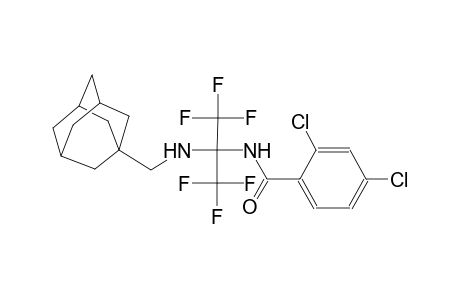N-[2-(1-adamantylmethylamino)-1,1,1,3,3,3-hexafluoropropan-2-yl]-2,4-dichlorobenzamide