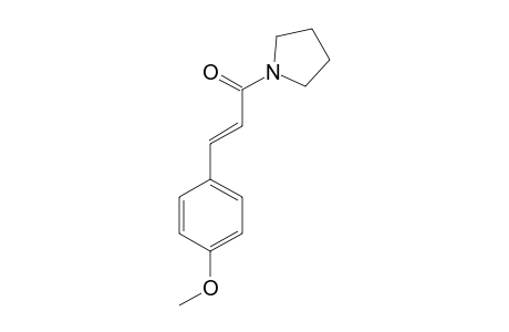 PIPERLOTINE-A;N-(TRANS)-(PARA-METHOXY-CINNAMOYL)-PYRROLIDINE