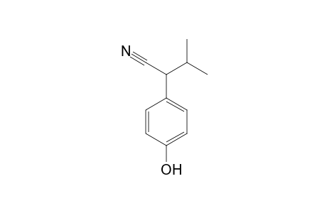 Benzeneacetonitrile, 4-hydroxy-alpha-(1-methylethyl)-