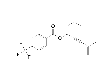 4-(Trifluoromethyl)benzoic acid, 2,7-dimethyloct-7-en-5-yn-4-yl ester