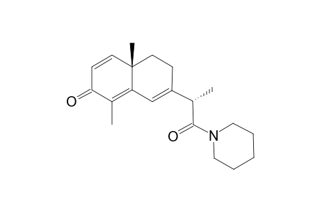 1-[(11S)-3-Oxoeudesma-1,4,6-trien-12-oyl]piperidine