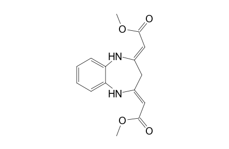 (2Z,2'Z)-Dimethyl 2,2'-(1H-benzo[b][1,4]diazepine-2,4(3H,5H)-diylidene)diacetate