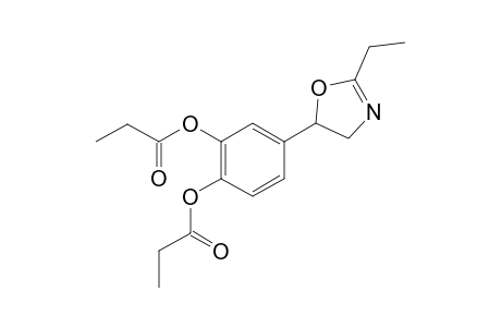 Propionic acid 5-(2-ethyl-4,5-dihydro-oxazol-5-yl)-2-propionyloxy-phenyl ester