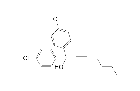 1,1'-Bis(4-chlorophenyl)hept-2-yn-1-ol