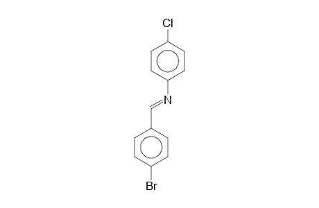 N-[(4-Bromophenyl)methylidene]-4-chloroaniline