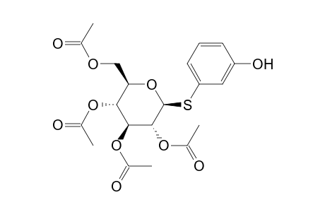m-HYDROXYPHENYL 1-THIO-beta-D-GLUCOPYRANOSIDE, 2,3,4,6-TETRAACETATE