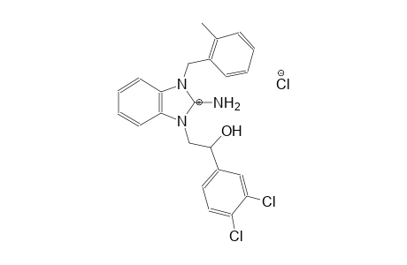 1-(2-(3,4-dichlorophenyl)-2-hydroxyethyl)-3-(2-methylbenzyl)-1H-benzo[d]imidazol-2(3H)-iminium chloride