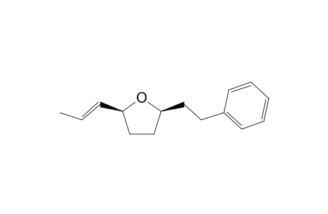 cis-2-(2-phenylethyl)-5-(1-(E)-propenyl)-2,3,4,5-tetrahydrofurans