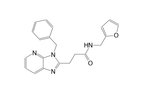 3H-imidazo[4,5-b]pyridine-2-propanamide, N-(2-furanylmethyl)-3-(phenylmethyl)-