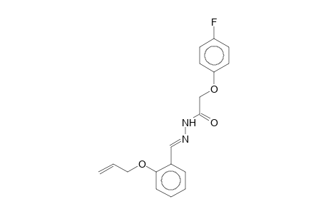 2-(4-fluoranylphenoxy)-N-[(E)-(2-prop-2-enoxyphenyl)methylideneamino]ethanamide