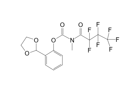 Dioxacarb, N-heptafluorobutyryl-