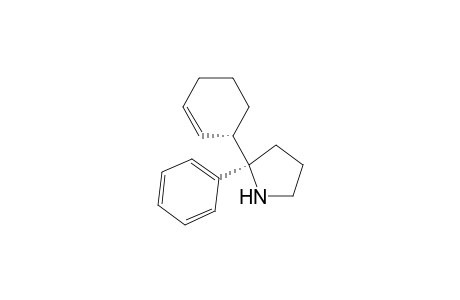 Pyrrolidine, 2-(2-cyclohexen-1-yl)-2-phenyl-, (R*,S*)-
