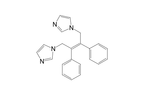 1H-Imidazole, 1,1'-(2,3-diphenyl-2-butene-1,4-diyl)bis-, (E)-