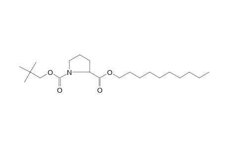 D-Proline, N-neopentyloxycarbonyl-, decyl ester