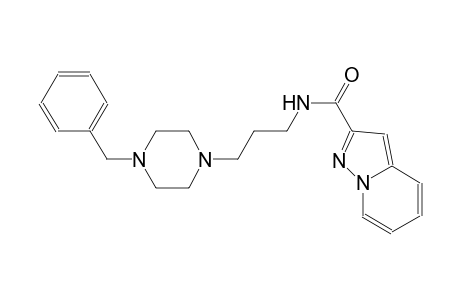 pyrazolo[1,5-a]pyridine-2-carboxamide, N-[3-[4-(phenylmethyl)-1-piperazinyl]propyl]-