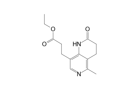 Ethyl 3-(5-methyl-2-oxo-3,4-dihydro-1H-1,6-naphthyridin-8-yl)propanoate