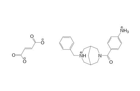3,7-Diazabicyclo[3.3.1]nonane, 3-(4-aminobenzoyl)-7-(phenylmethyl)-, (E)-2-butenedioate