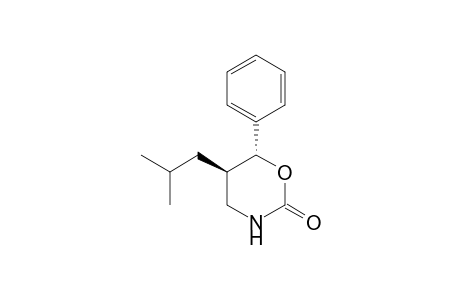 (5R,6R)-6-Phenyl-5-(2-methylpropyl)-1,3-oxazinan-2-one