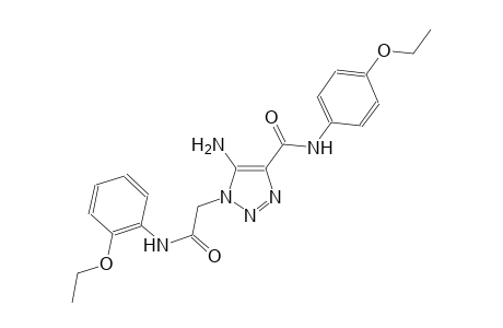 5-amino-1-[2-(2-ethoxyanilino)-2-oxoethyl]-N-(4-ethoxyphenyl)-1H-1,2,3-triazole-4-carboxamide