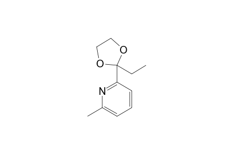 2-(2-Ethyl-1,3-dioxolan-2-yl)-6-methylpyridine