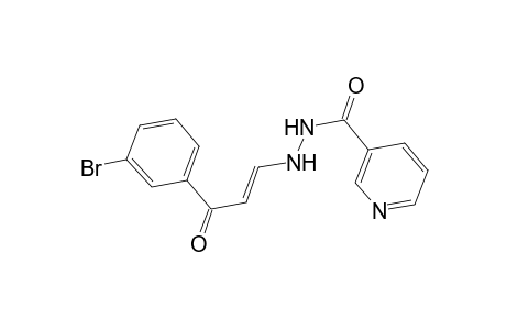 N'-[3-(3-bromophenyl)-3-oxo-1-propenyl]nicotinohydrazide
