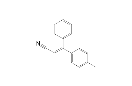 (E)-3-(4-Methylphenyl)-3-phenyl-2-propenenitrile
