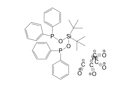 Tungsten [di-tert-butyl(diphenylphosphanyloxy)silyl]oxy-diphenyl-phosphane tetracarbonyl