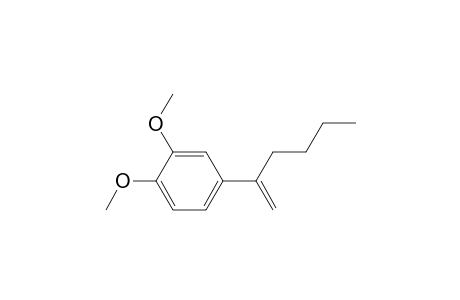 Benzene, 1,2-dimethoxy-4-(1-methylenepentyl)-
