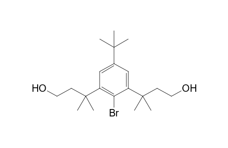 3-[2-bromanyl-5-tert-butyl-3-(2-methyl-4-oxidanyl-butan-2-yl)phenyl]-3-methyl-butan-1-ol