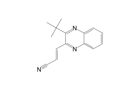 (E)-3-(3'-tert.-Butyl-quinoxalin-2'-yl)-prop-2-ene-nitrile